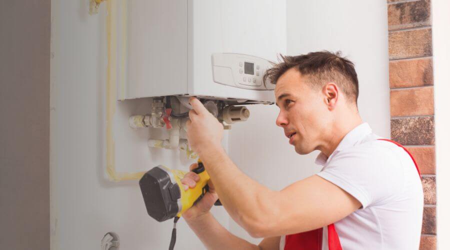 Local tankless water heater installation in Loma, MT